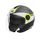 Otevřená helma se sluneční clonou NOX N182 Round Fluo