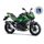 Kawasaki Z500 Candy Lime Green 2026 Autoškola s ochrannými rámy