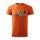 Pánské triko s motivem KTM EXC - Oranžové