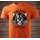 Pánské triko s motivem Choppers Hand Made - Oranžové