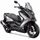 Kymco DT X360 125i ABS Stříbrná / Černá