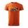 Pánské triko s motivem KTM Duke 2 - Oranžové