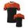 Pánské triko s motivem Suzuki V-strom - Oranžová/Černá