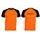 Pánské triko s motivem KTM Racing 6 - Černo/Oranžové