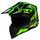 Motokrosová helma iXS iXS363 2.0 Černo-Zelená Matná