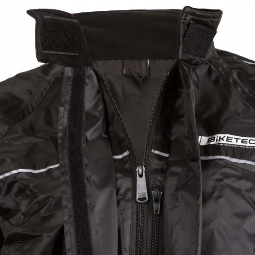 NEPROMOKAVÁ BUNDA NA MOTORKU BIKETEC BLACK