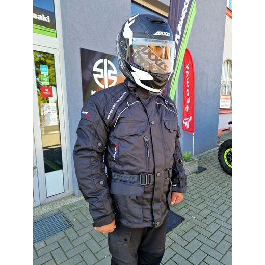 ROLEFF LIVERPOOL ČERNÁ BUNDA NA MOTORKU