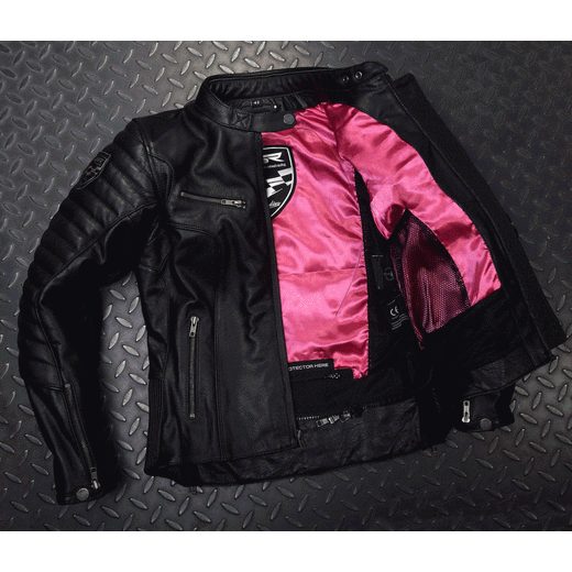 DÁMSKÁ KOŽENÁ BUNDA NA MOTORKU 4SR B - MONSTER LADY
