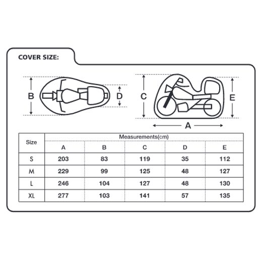 PLACHTA NA MOTORKU S TOP BOXEM OXFORD AQUATEX OUTDOOR CV20