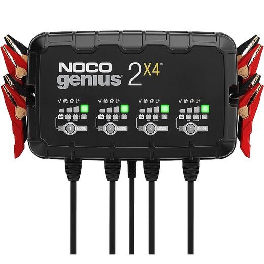 NABÍJEČKA PRO NABÍJENÍ 4 BATERIÍ NOCO 2X4, 6/12 V, 2-40 AH, 2 A