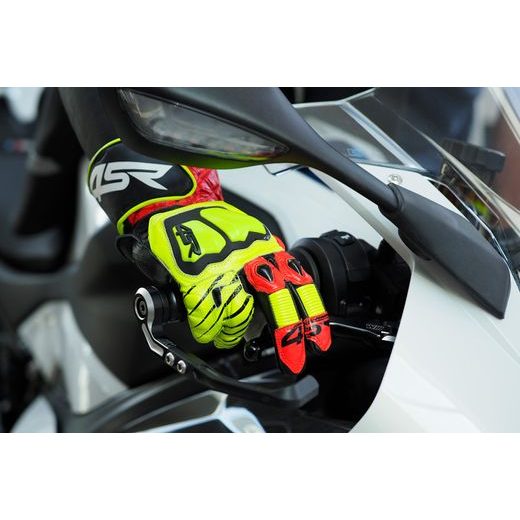 ZÁVODNÍ RUKAVICE NA MOTORKU 4SR STINGRAY RACE SPEC NEON