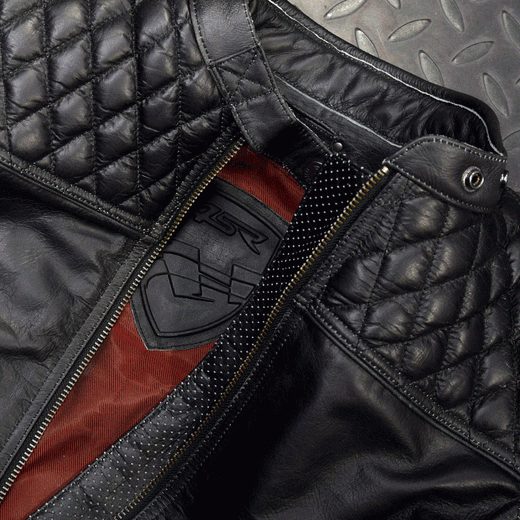 DÁMSKÁ KOŽENÁ BUNDA NA MOTORKU 4SR SCRAMBLER LADY PETROLEUM