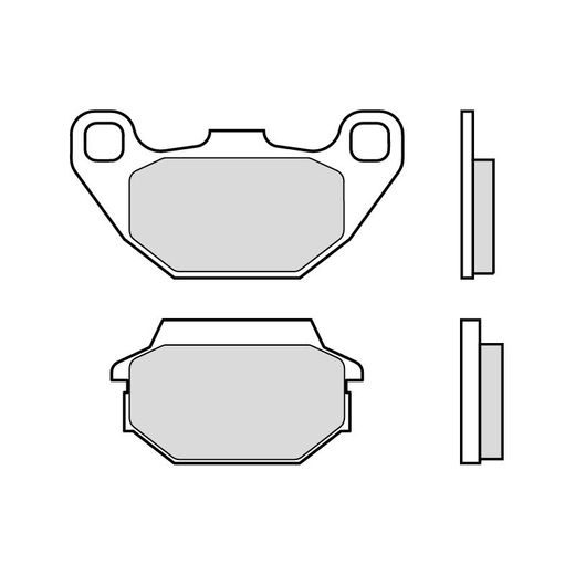 BRZDOVÉ DESTIČKY BREMBO 07022XS