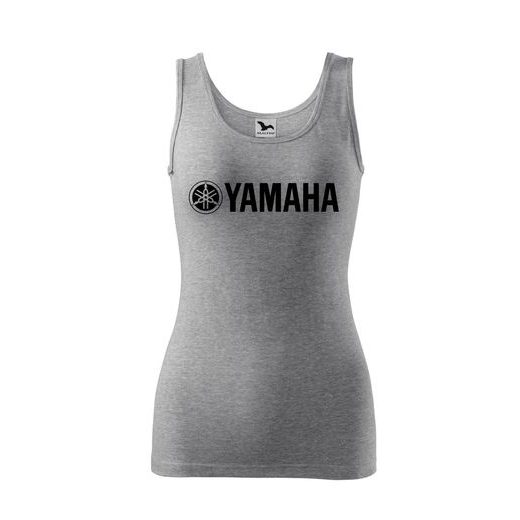 DÁMSKÉ TÍLKO S MOTIVEM YAMAHA - ŠEDÉ