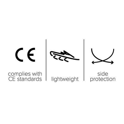 CHRÁNIČ HRUDI POLISPORT PHANTOM MINI 8003800002 BÍLÁ