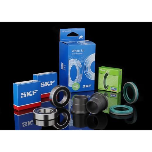 SADA TĚSNĚNÍ KOL S DISTANČNÍMI PODLOŽKAMI A LOŽISKY SKF VKWB-R-25-HD-E ZADNÍ