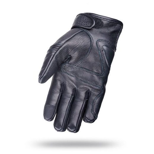 WOLF RACER BLACK KOŽENÉ RUKAVICE NA MOTORKU