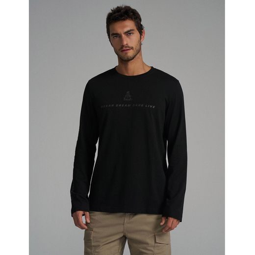 DIVERSE EXTREME TEAM - DAKAR RALLY TRIČKO S DLOUHÝM RUKÁVEM LG 0124 BLACK