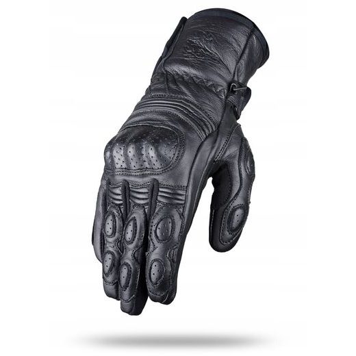 WOLF ULTOR BLACK KOŽENÉ RUKAVICE NA MOTORKU