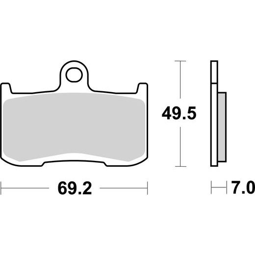 BRZDOVÉ DESTIČKY BREMBO 07KA23LA