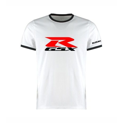 PÁNSKÉ TRIKO S MOTIVEM SUZUKI GSXR - BÍLÉ
