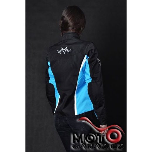 DÁMSKÁ BUNDA NA MOTORKU NERVE UNIQUE STAR BLUE