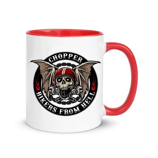 HRNÍČEK S MOTIVEM CHOPPER 1