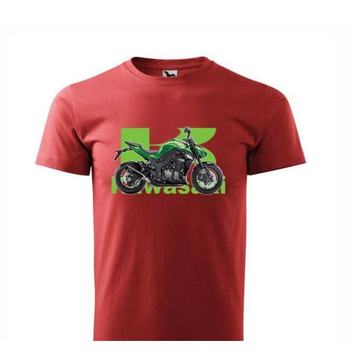 PÁNSKÉ TRIKO S MOTIVEM KAWASAKI Z1000 - ČERVENÉ