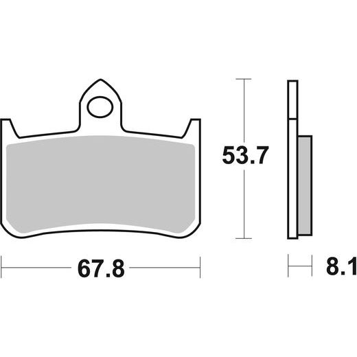 BRZDOVÉ DESTIČKY BREMBO 07HO2807 CC ROAD