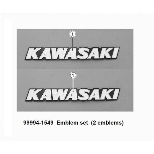 LOGA "KAWASAKI" NA NÁDRŽ PRO Z650 RS