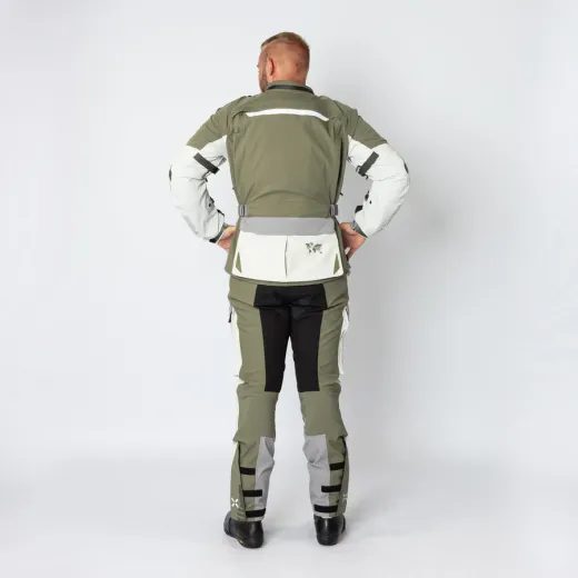 BUNDA S LAMINOVANOU MEMBRÁNOU IXS VENTURE-STX 1.0 X2-011405 ŠEDO-OLIVOVĚ ZELENÝ