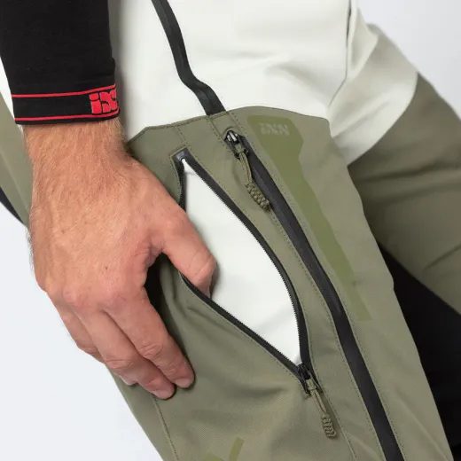 KALHOTY S LAMINOVANOU MEMBRÁNOU IXS VENTURE-GTX 1.0 X2-005405 ŠEDO-OLIVOVĚ ZELENÝ