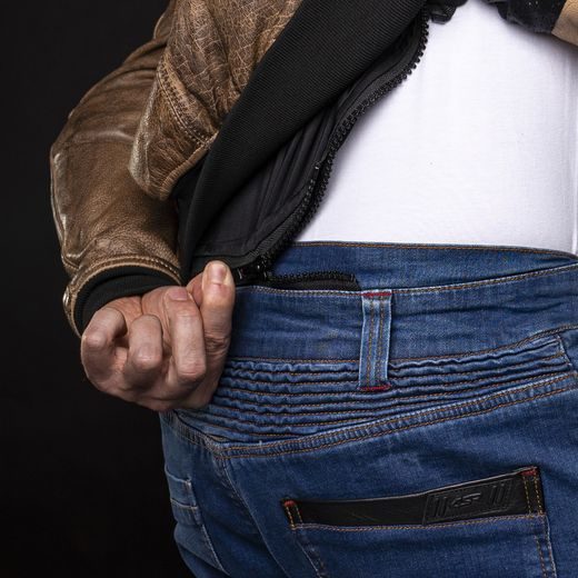 KOŽENÁ BUNDA NA MOTORKU 4SR BOMBER BROWN PATINA