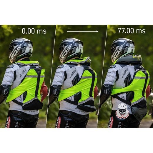 AIRBAGOVÁ VESTA HIT-AIR MLV 2 ČERNO-ČERVENÁ