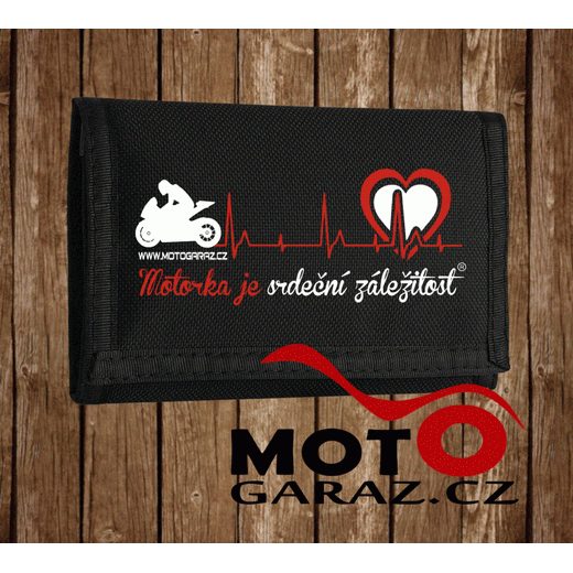 PENĚŽENKA MOTORKA JE SRDEČNÍ ZÁLEŽITOST - ČERNÁ