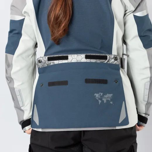 DÁMSKÁ BUNDA S LAMINOVANOU MEMBRÁNOU IXS VENTURE-STX 1.0 X2-011605 MODRÁ-SVĚTLE ŠEDÁ