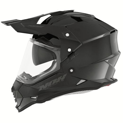 ENDURO HELMA DUAL NOX N312 ČERNÁ LESKLÁ