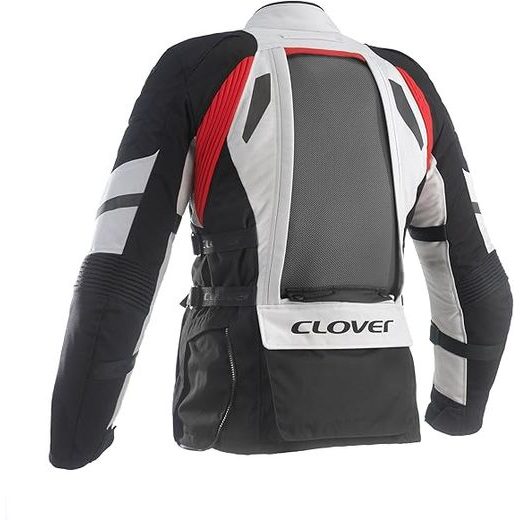 BUNDA NA MOTORKU CLOVER CROSSOVER-3 AIRBAG BLACK/GREY