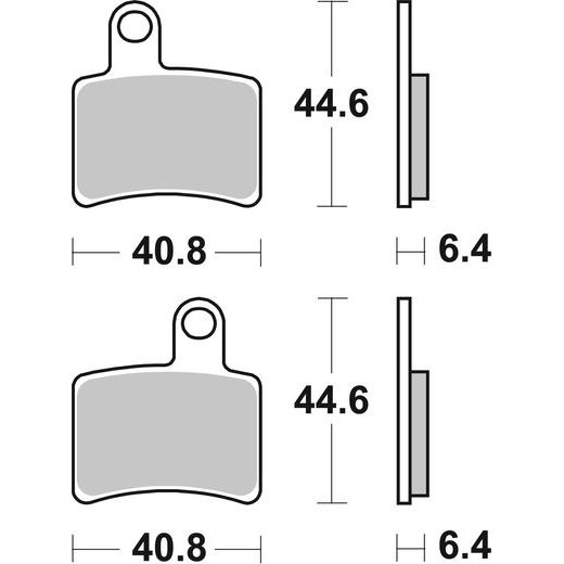 BRZDOVÉ DESTIČKY BREMBO 07GR24CC CC ROAD
