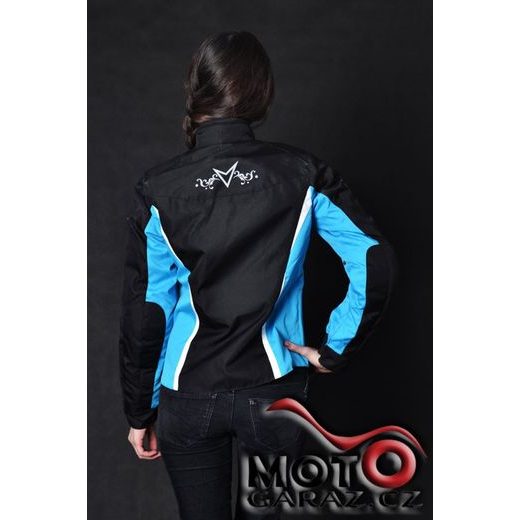 DÁMSKÁ BUNDA NA MOTORKU NERVE UNIQUE STAR BLUE