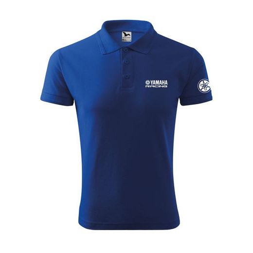 PÁNSKÉ POLO S MOTIVEM YAMAHA RACING - KRÁLOVSKY MODRÁ