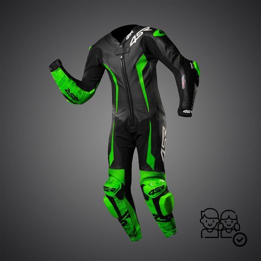 DĚTSKÁ KOMBINÉZA 4SR RACING JUNIOR GREEN AR