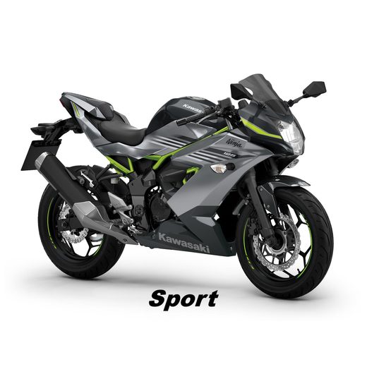 KAWASAKI NINJA 125 METALLIC GRAPHITE GRAY 2026