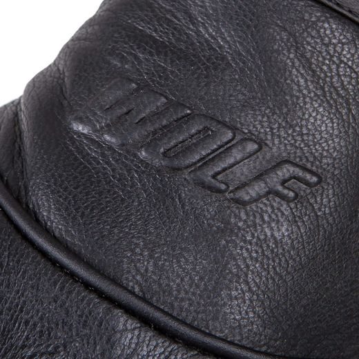 WOLF FORZA BLACK KOŽENÉ RUKAVICE NA MOTORKU