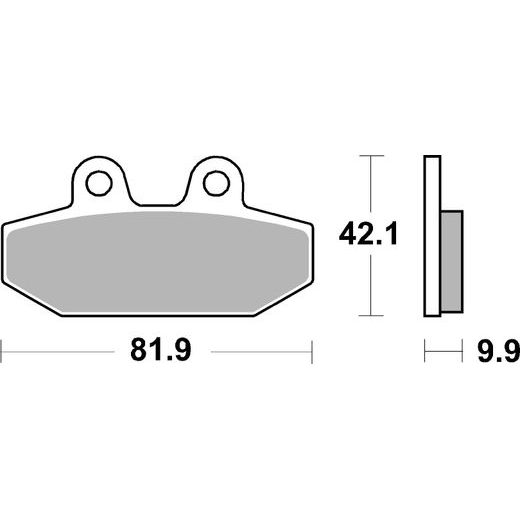 BRZDOVÉ DESTIČKY BREMBO 07HD23CC CC ROAD