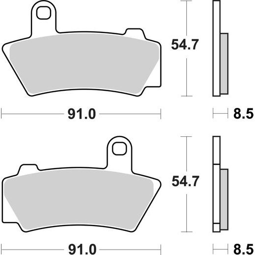 BRZDOVÉ DESTIČKY BREMBO 07BB40SA