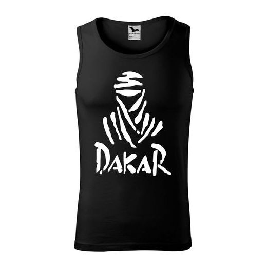 PÁNSKÉ TÍLKO S MOTIVEM DAKAR 1 - ČERNÉ