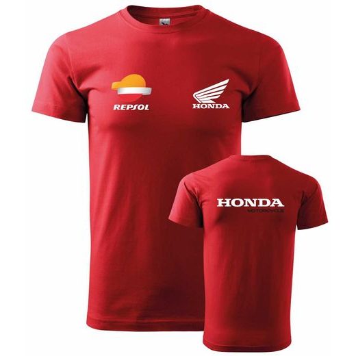 PÁNSKÉ TRIKO S MOTIVEM HONDA REPSOL - ČERVENÉ