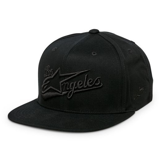 KŠILTOVKA LOS ANGELES HAT, ALPINESTARS (ČERNÁ/ČERNÁ)