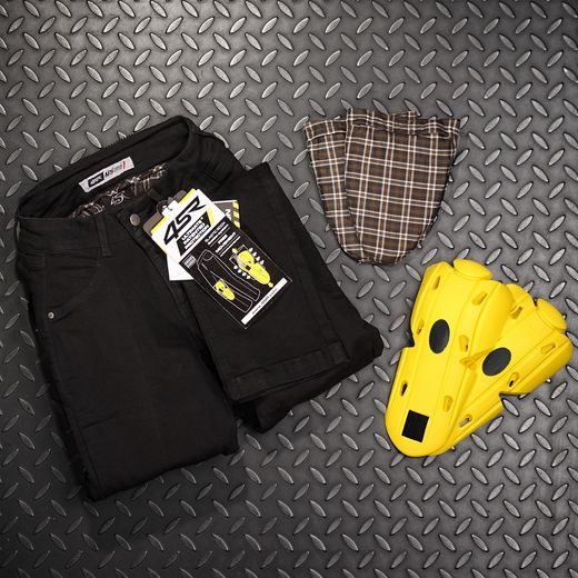 DÁMSKÉ KEVLAROVÉ JEANSY 4SR GTS LADY BLACK